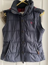 Jack Wills Women's Navy Blue Gilet Size 10
