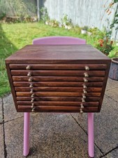Beautiful Coin Cabinet Used To Store Silver Half Crowns And Crowns.