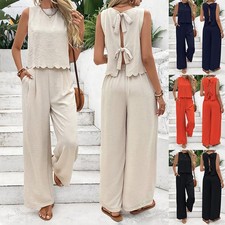 Ladies Co-ord Set Backless