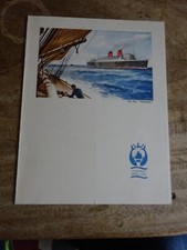 RMS MAURETANIA DINNER MENU MAY