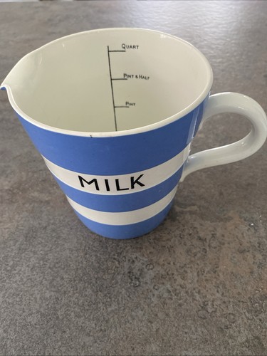 Green cornishware milk - tg,