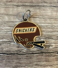 Vintage 1990 Snickers keyring American Football Helmet