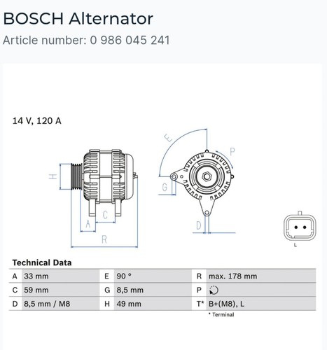 Bosch 986 045 241 - 0,