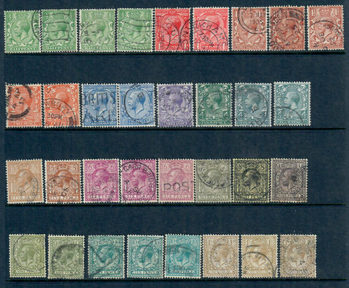 Kgv 1912 royal cypher - 1912-22,