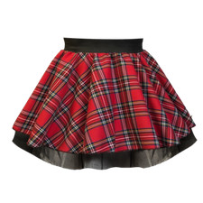 Tartan popstar skirt girls - popstar,