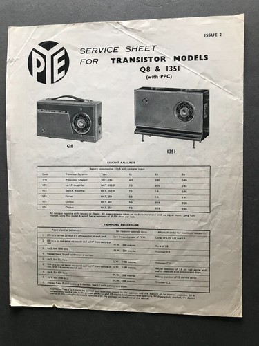 Vintage pye radio cambridge - pye,