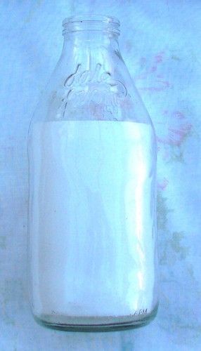 Vintage old milk bottle - ., dale