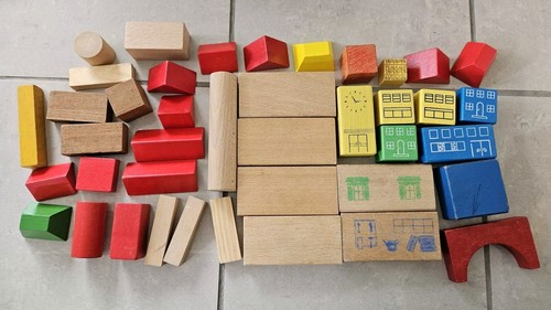41x vintage childrens - vintage, wooden