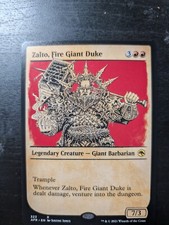 MTG - Zalto, Fire Giant Duke - Showcase - Free P+P