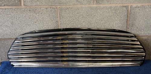 Classic mini chrome grill - mini,