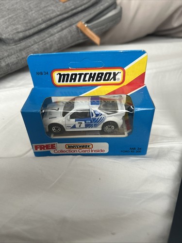 Matchbox ford rs200 - matchbox, white