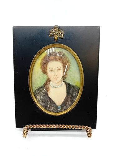 Antique georgian portrait - antique,