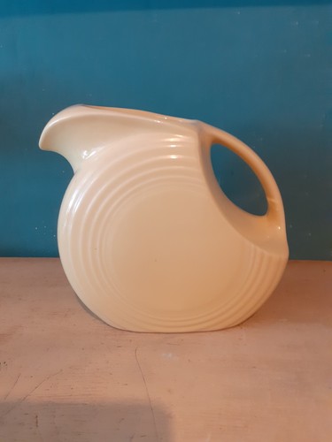 Yellow large fiestaware disc - large,
