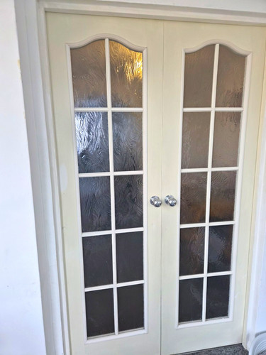 Pair interior glazed double - pair, of