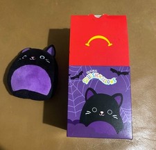 McDonald’s Squishmallow 2023 NEW BOXED  Autumn Halloween Cat Purple Black