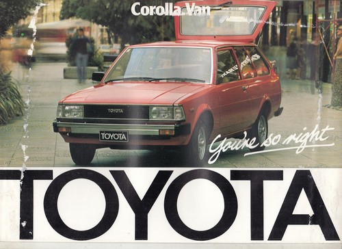 1981 toyota ke70 corolla van - 1981,