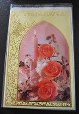 Vintage Original  1970s / 1980s Sealed Unused Greetings Card Happy Wedding Day