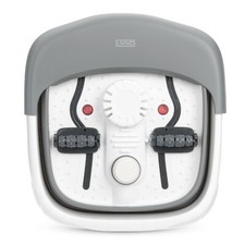 Deluxe Electric Foot Spa Collapsible Vibrating Wet Bubble Bath Infrared Massager