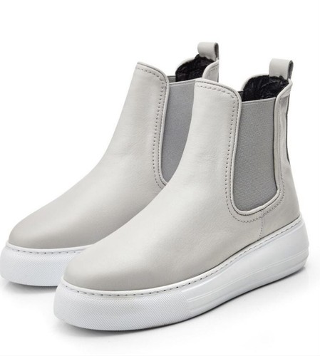 Moda pelle benna wedge - in,