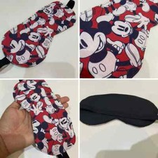 100% Cotton Red Mickey Mouse Handmade Sleep Eye Mask Migraine Mask, perfect gift