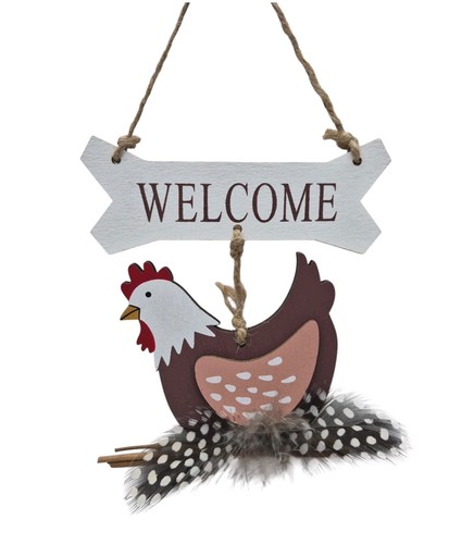 Hobby lobby rooster welcome - rooster,