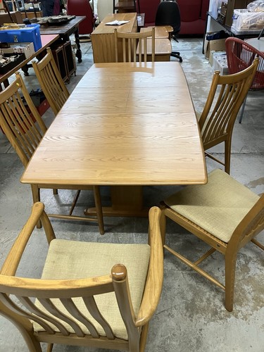 Ercol table chairs - ercol,