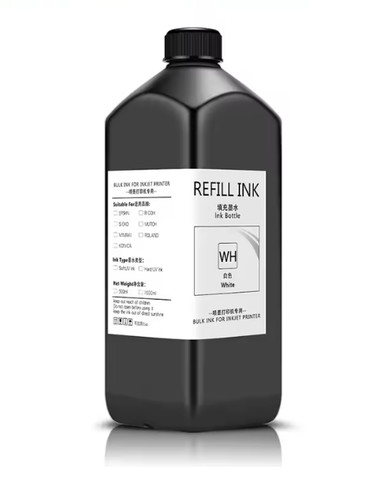Litre white ink - of, uv