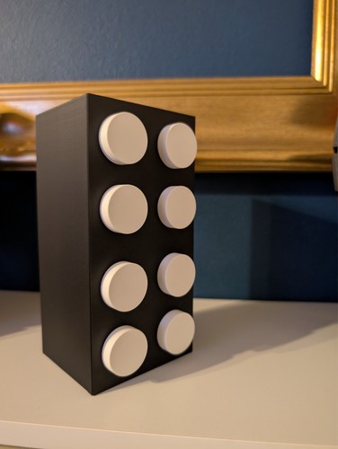 Brick style vase - brick,