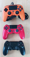 3 x PS4 Controllers.  Spares / Repairs / for Parts / Not Working.  Read Desc.