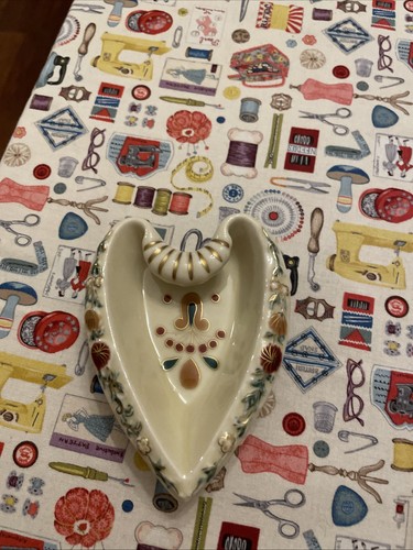 Zsolnay pecs ceramic heart - zsolnay,
