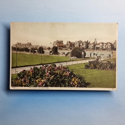 Southsea postcard 1937 - postcard,