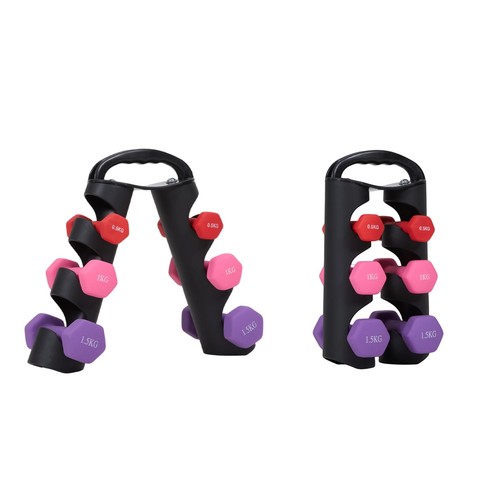 Dumbbells set with - dumbbells,