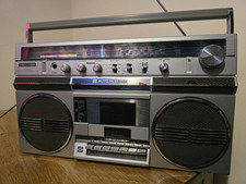 Toshiba Boombox RT-170S Vintage Ghettoblaster Silver