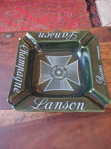 Lanson champagne ashtray - lanson,