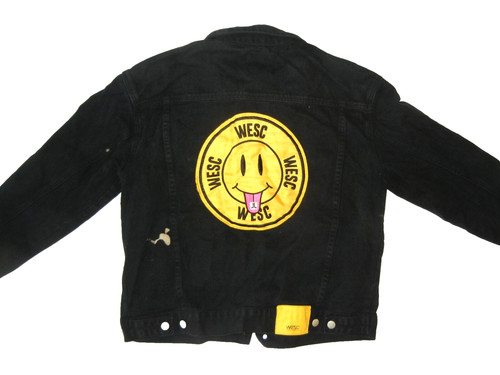 Wesc black denim cotton - wesc,