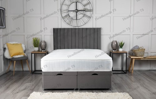 Plush velvet ottoman bed - plush,