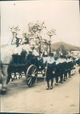 1930s Ulverston Parade Yeoman warders school Cumbria 3x2" Orig Photo