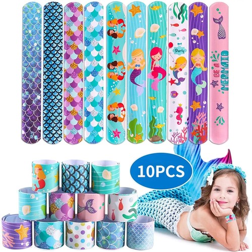 Mermaid slap band snap - 10,