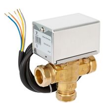 3 Port Mid Position Valve 22mmTrident Replacement for Honeywell V4073A1039 - TSV