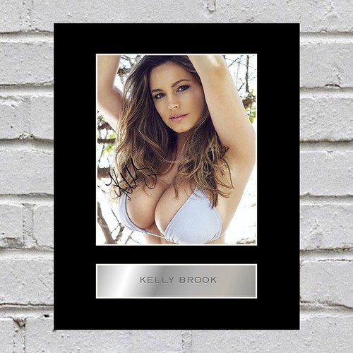 Kelly brook signed - brook, mounted