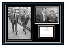 (17) the krays ronnie and reggie kray signed a4 photograph (reprint) great gift,