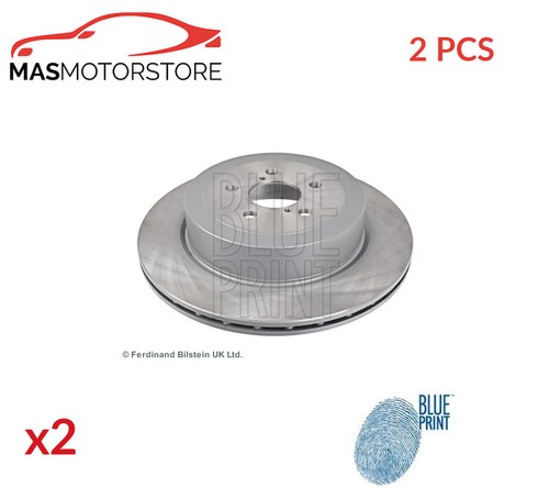 Brake discs set pair blue - set,