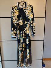 Lipsy Black Floral Maxi Shirt