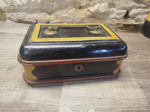 Antique toleware japanned - toleware,