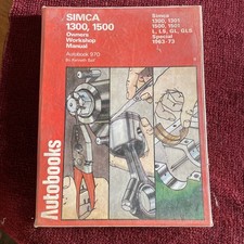 Autobook SIMCA 1300 1301 1500