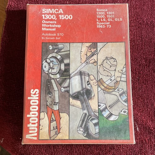 Autobook simca 1300 - 1300, 1500