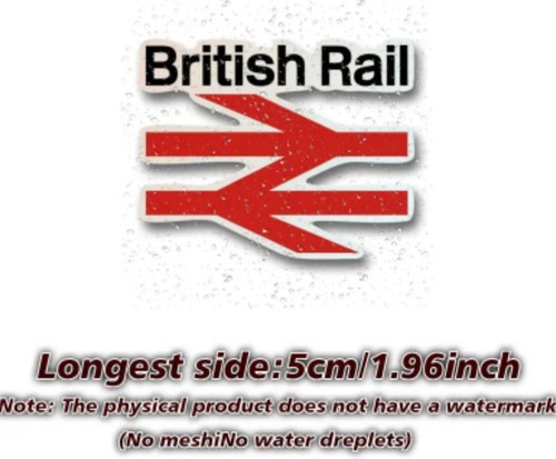 British rail logo adhesive - british,