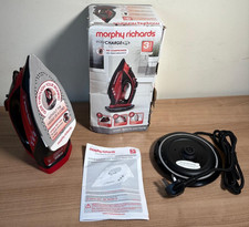 Morphy Richards Cordless Steam Iron Easy Charge 360 303250 Boxed & Instructions
