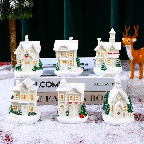 Christmas village houses - houses, with