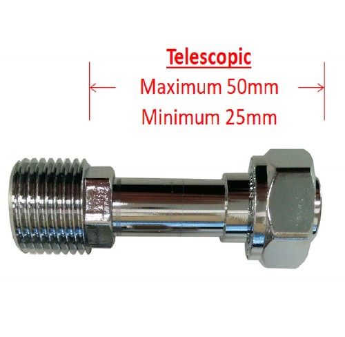 50mm chrome radiator tail - 50mm,